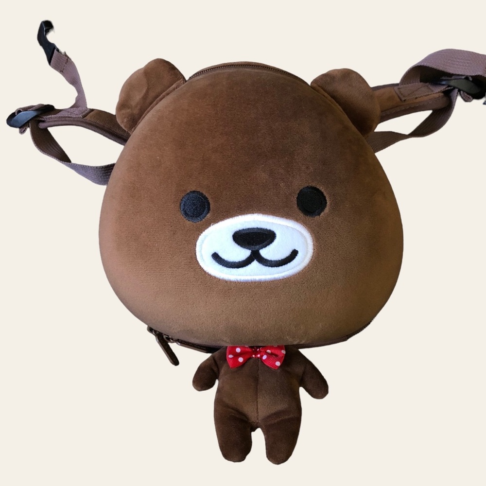 Toddler Backpack 3D Cartoon Teddy Bear Backpack for boys and girls (Teddy Bear)